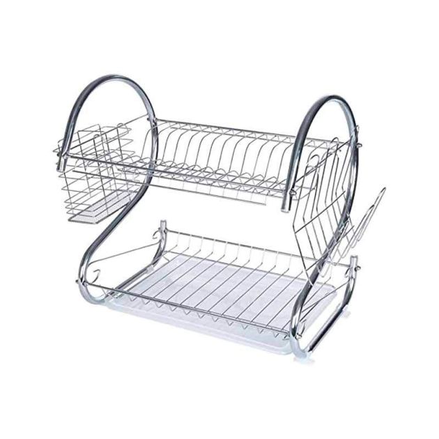 Seche plat inox avec Plateau plastique