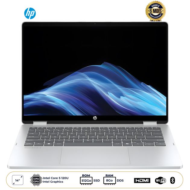 Ordinateur portable - HP OmniBook 5 flip - 2-en-1