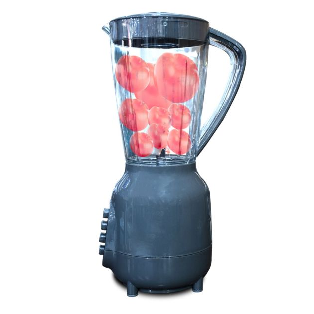 Blendeur - Mixeur OSCAR - Protection contre la surchauffe - OSC-25PP-B - 300-350 watts - 2 Vitesses - Bol en plastique 1,5 L