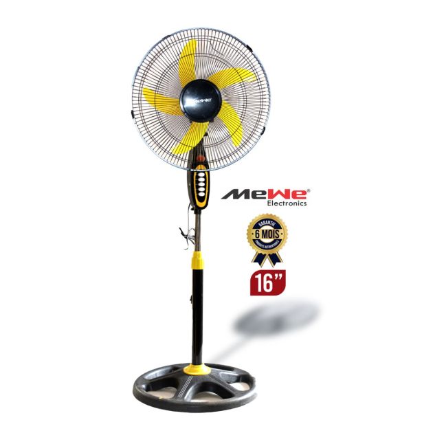 Ventilateur MEWE 16 pouces - MWFAN-ACF1608-B - 40W - Noir/Jaune