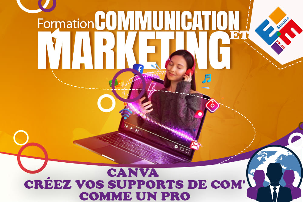 Canva créez vos supports de com' comme un pro