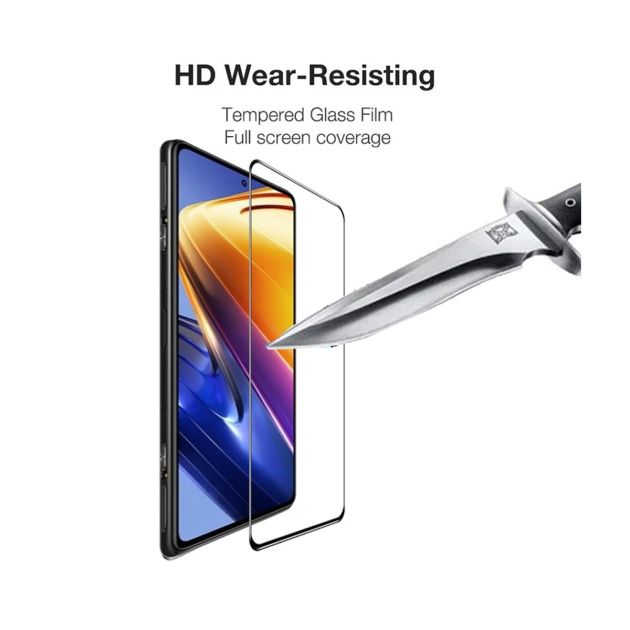 Film de protection en verre trempé HD résistant à l'usure pour Xiaomi Poco X5 Pro