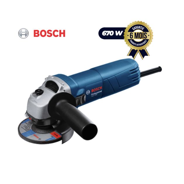 Meuleuse D'angle - BOSCH GWS 6700 - 670W - 6 Mois