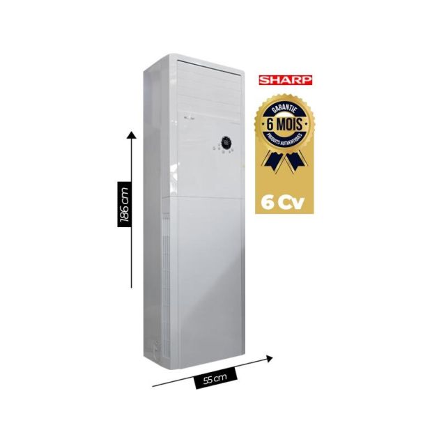 Climatiseur armoire - Sharp - GS-A48TCM - 48000BTU - 6CV