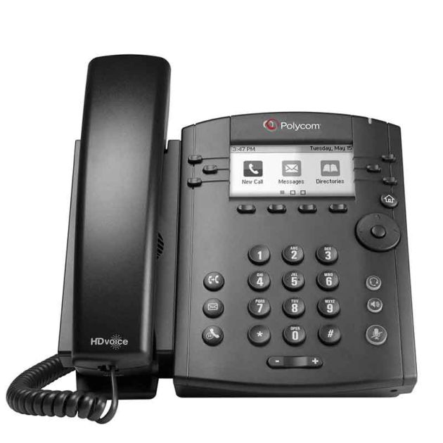 Polycom VVX 311 - Téléphone IP multiligne - 6 lignes - 2 ports
