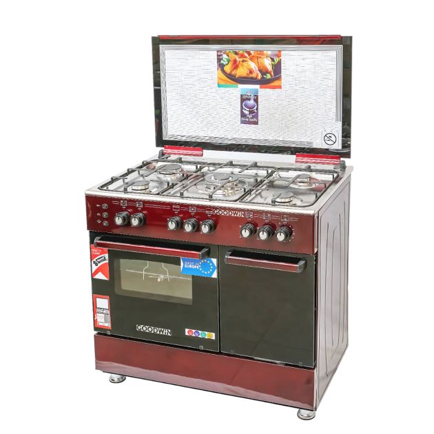 Cuisinière à Gaz SUPER FLAME - Full option - 5 Feux - 60 x 90 cm