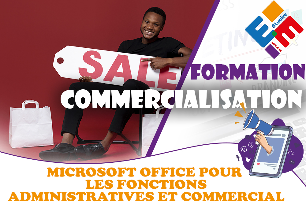 Microsoft office pour les fonctions administratives et commerciales