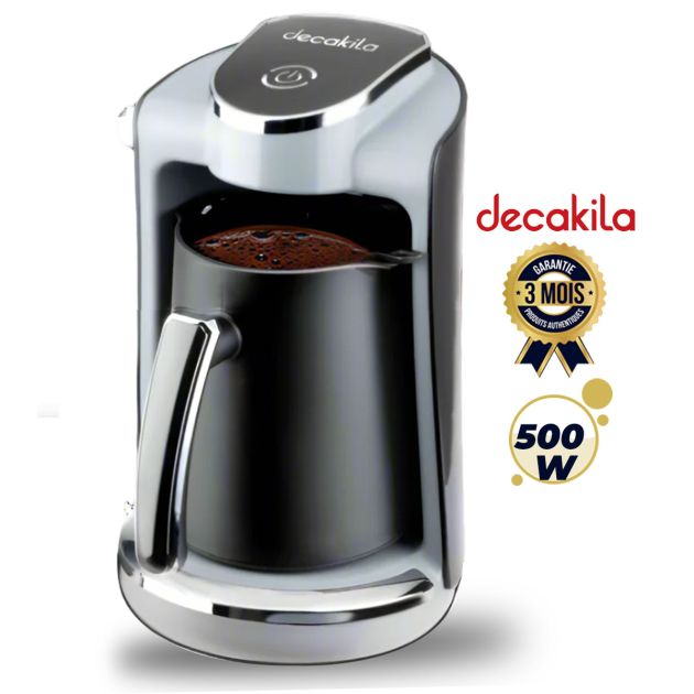 Cafetière Turque - Decakila KECF030B – 500 W - 250 ml - 4 tasses