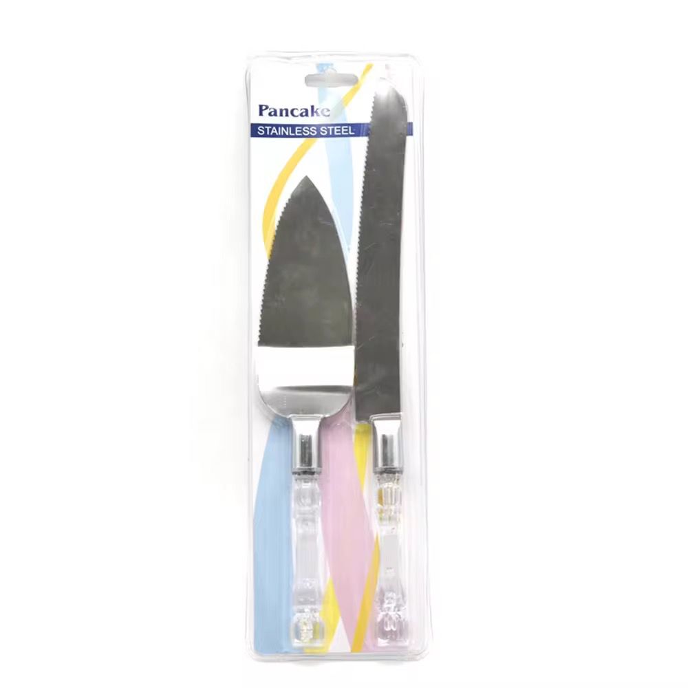 Ensemble de couteau et spatule en acier inoxydable