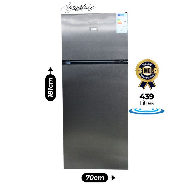 Réfrigérateur Combiné Signature - SGVR354DIX - 439L - Noir