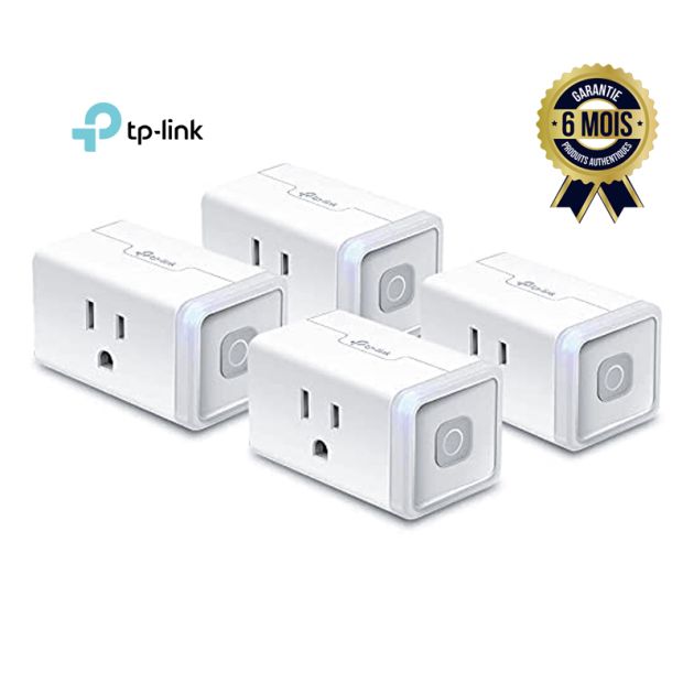 Prise intelligente Wifi - Kasa Smart Tplink HS103P4 - Alexa, Amazon Echo et Google Home - Lot de 4