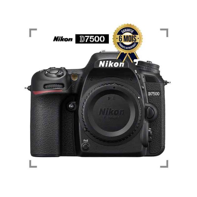 Appareil photo - Nikon D7500 - 20.9 Mp ( Boitier nu )
