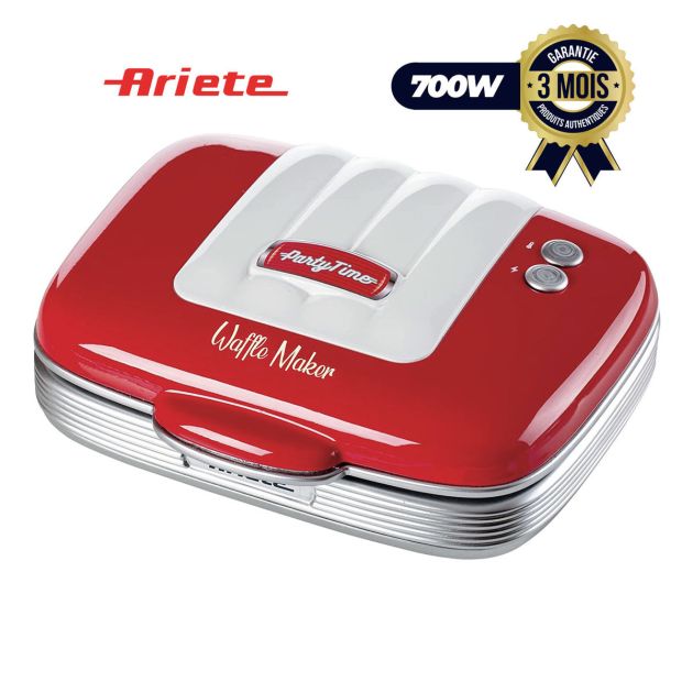 Gaufrier Anti Adhesive - Ariete - 1973 - 700 Watts - 2 Gaufre