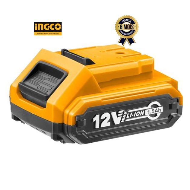 Batterie Lithium Ion 12V 1.5Ah - INGCO FBLI12151