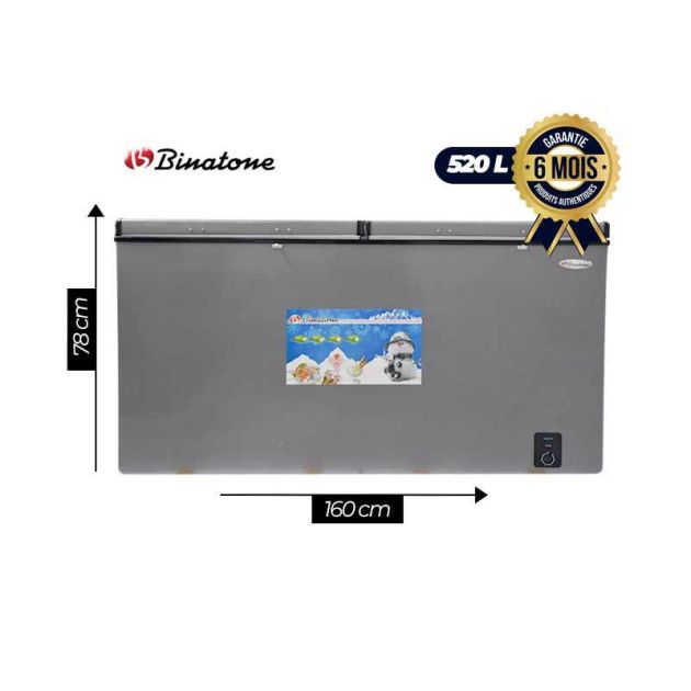 Congélateur binatone - CDF - 550 - 520L - 67 kg