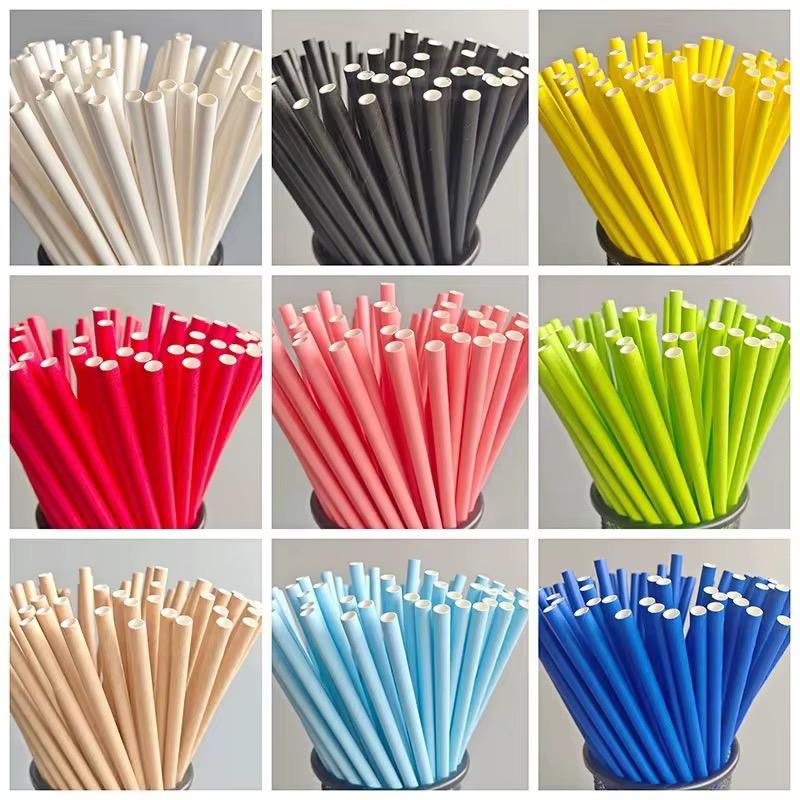 Paquet de pailles en papier