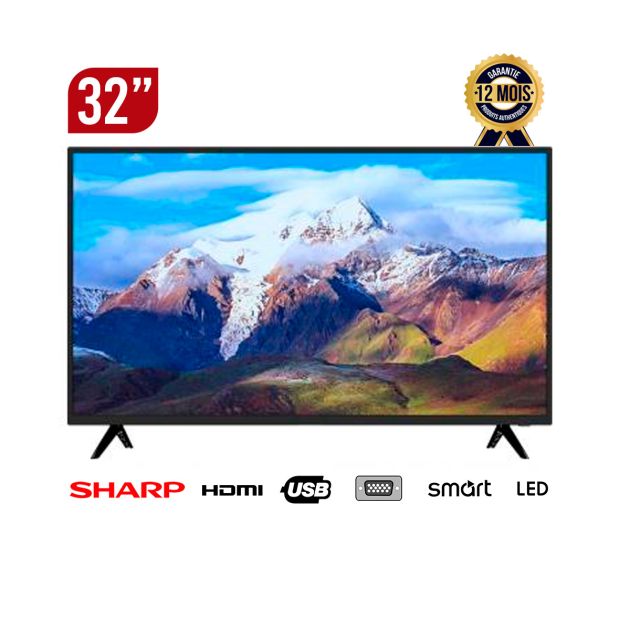 TV- SMART 32 - SHARP - 2T-C32EG5MX - Garantie : 12 Mois