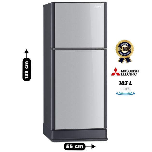 Réfrigérateur MITSUBISHI - MR-F21S - Double battant - 183 L - Non frost - A+