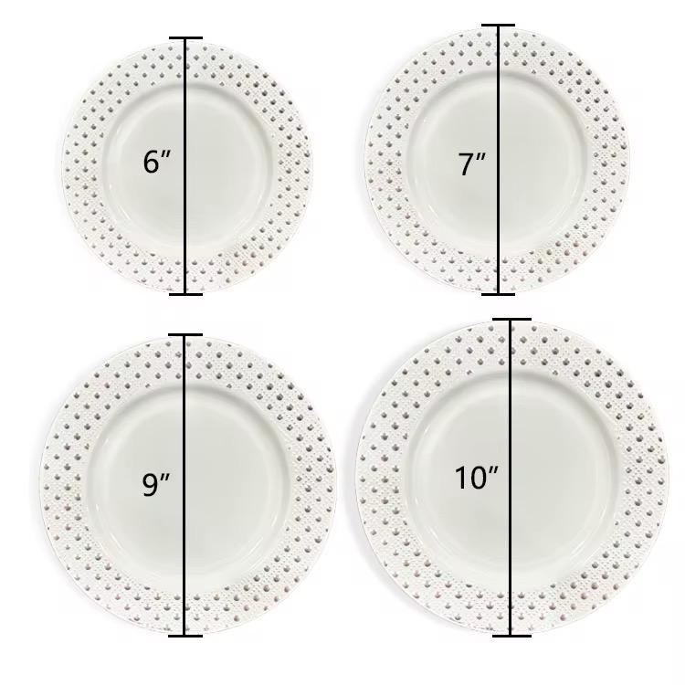 Set d'assiettes décoratives