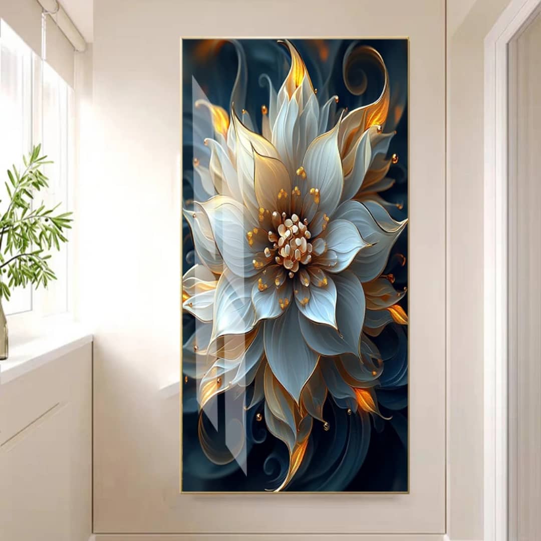 Tableau floral abstrait