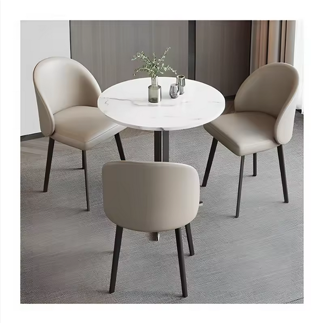Chaise de haute qualité maison salon dossier chaise Simple moderne rembourré café hôtel maison