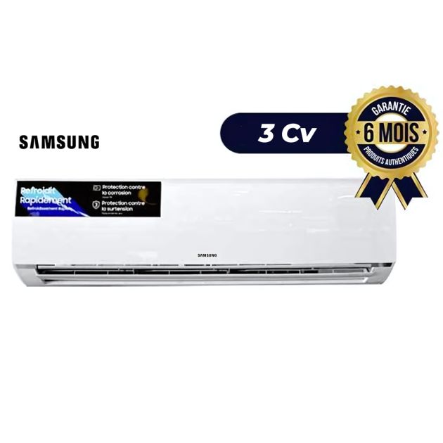 Climatiseur - Split SAMSUNG - R410A - 24000 BTU - 3 CV - Blanc