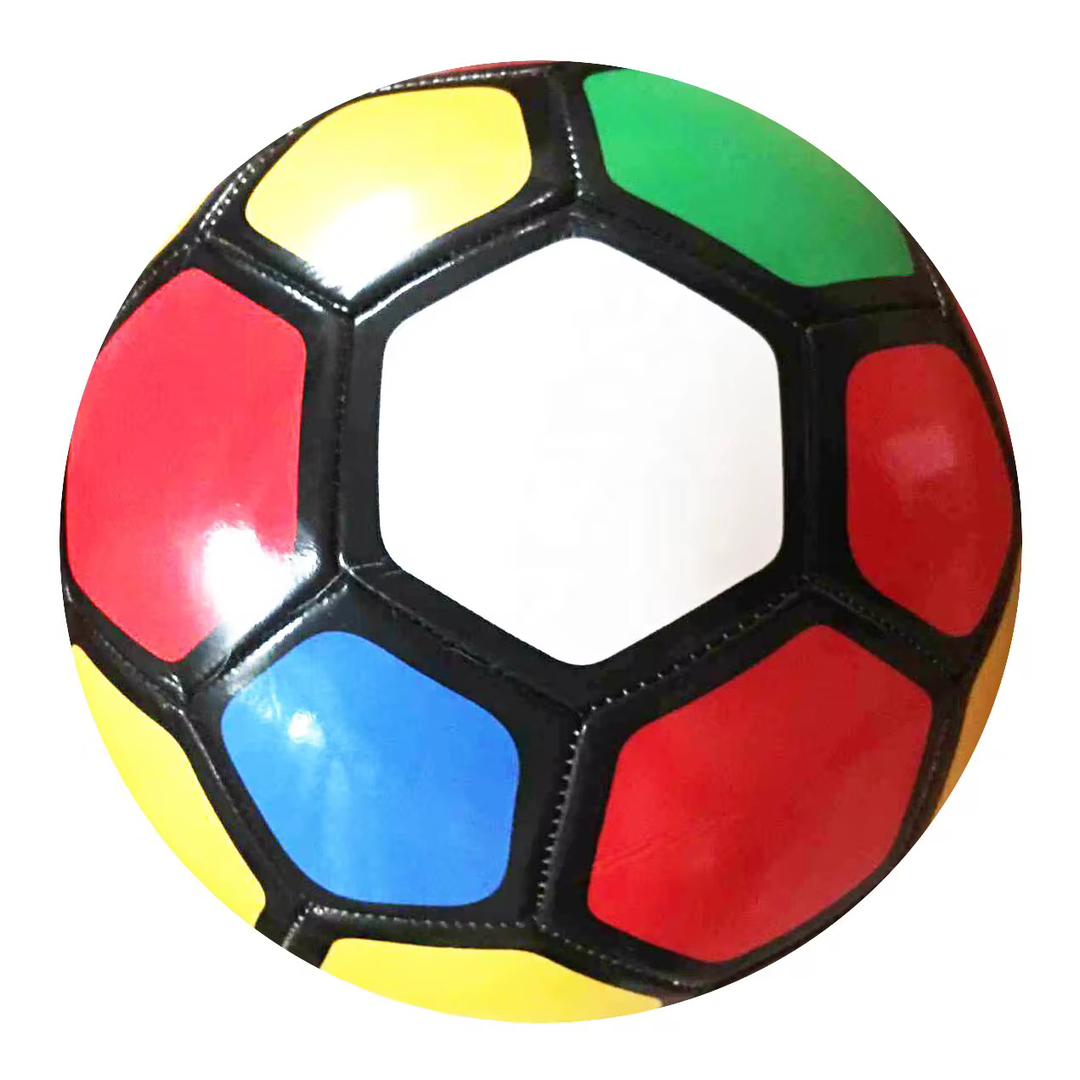 Ballon de football multicolore