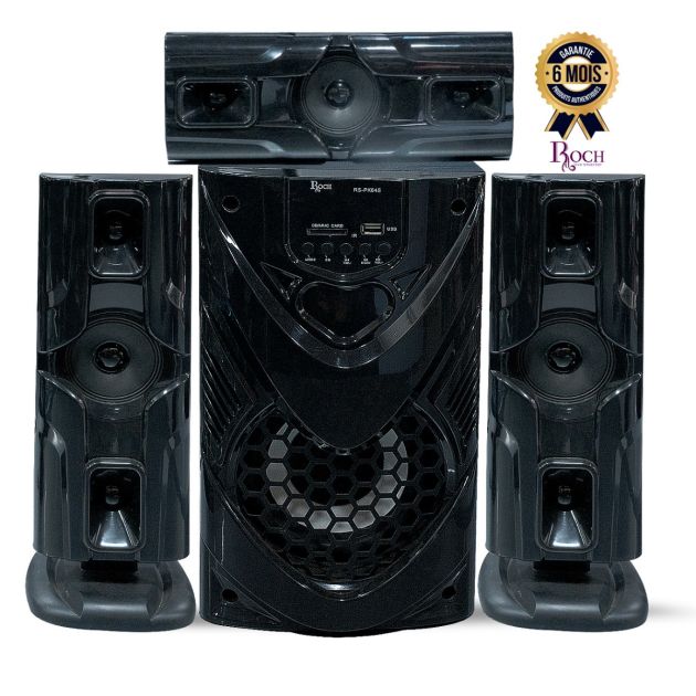 Woofer - speaker ROCH - RS-PK04S - 60W - Bluetooth/USB - Radio FM - Garantie 6 mois