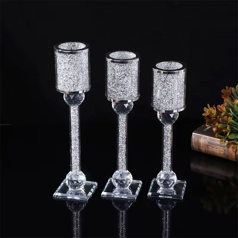 Candelabre en cristal de verre décoratif