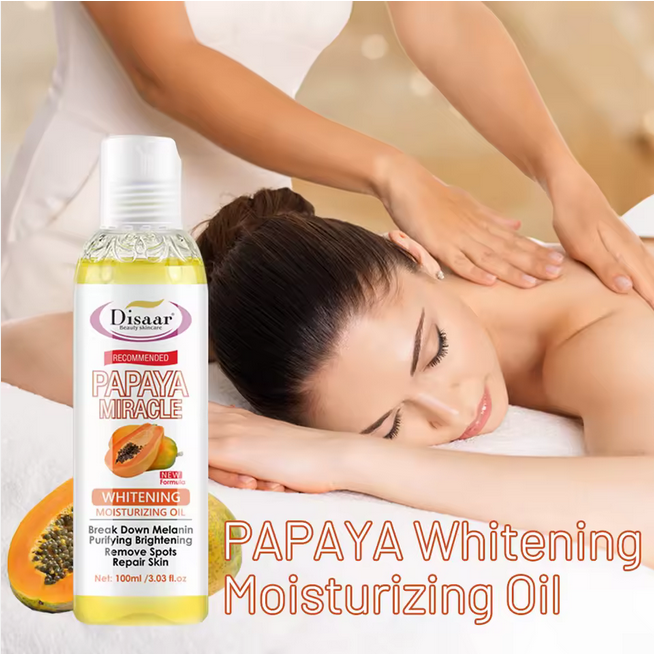 Huile essentielle naturelle biologique Papaya, produit de soins pour la peau, Miracle, huile hydratante, essence rafraîchissante pour le corps, nano