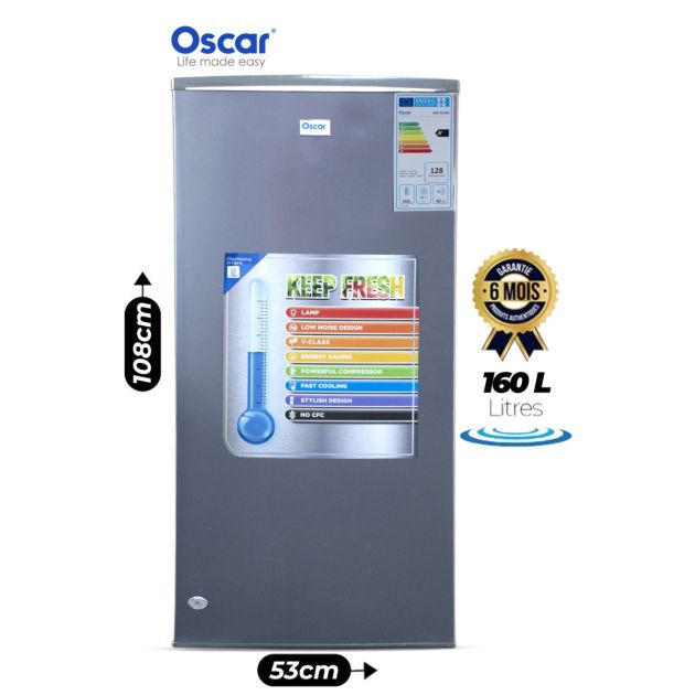 Réfrigérateur  OSCAR - 160 litres - A+
