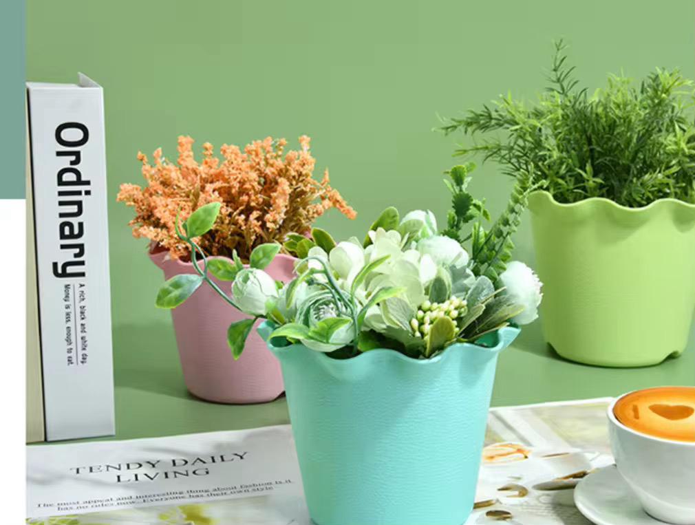 pots a fleur en plastique