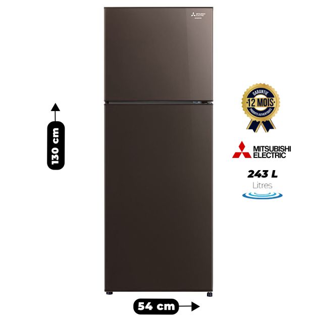 Réfrigérateur double battant MITSUBISHI - MR-FC26ET- No frost - A+ - 243 L