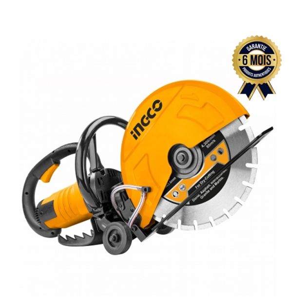 INGCO PC3558 - Scie pour béton, pavé, pierre - Machine de découpe - 2800 W - 6 Mois