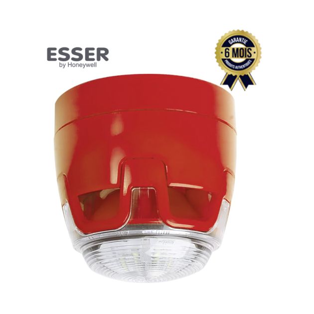 Sirène CWSS-RR-S5 Rouge Avec Flash