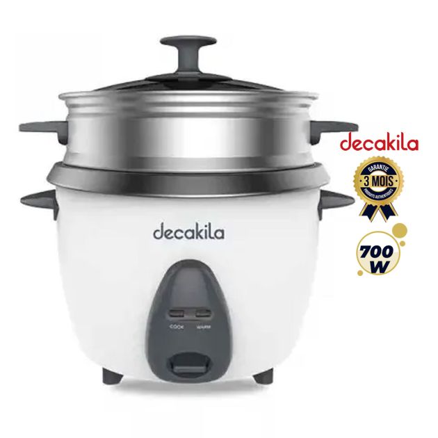 Cuiseur de riz anti-adhésive - DECAKILA - KEER034W - 700 watts - 1,8 litre