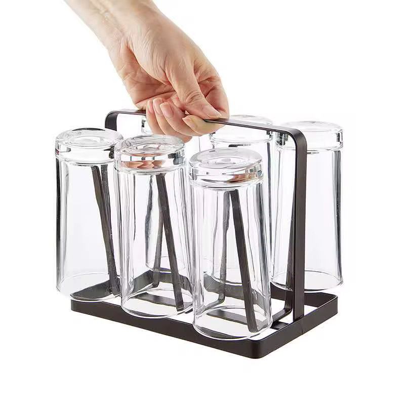Support à verre en métal