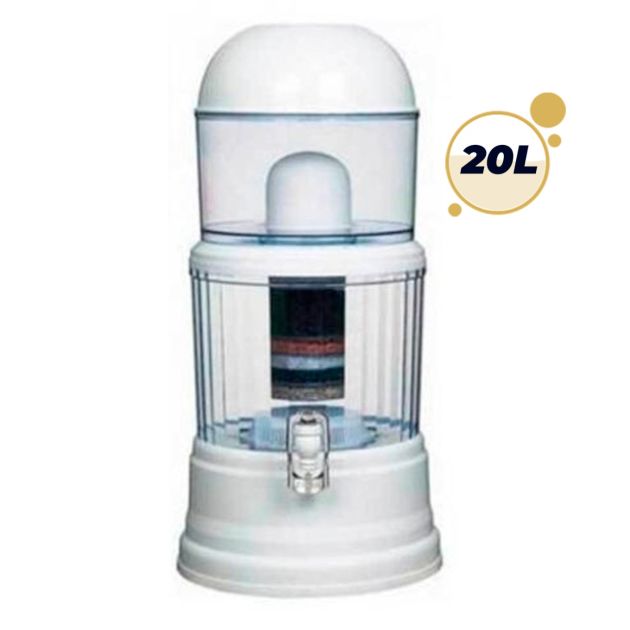 Filtre à eau Purificateur Deau Avec Domme de Filtration Ceramique - 20L