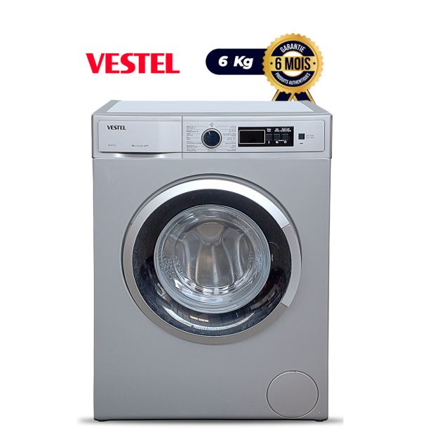 Machine à laver automatique VESTEL - W608T1DS - 6KG - A+++