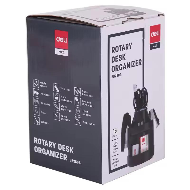 Organisateur de bureau rotatif Deli