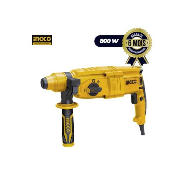 Marteau perforateur INGCO RGH9028 - 26mm - 800W - 6 Mois