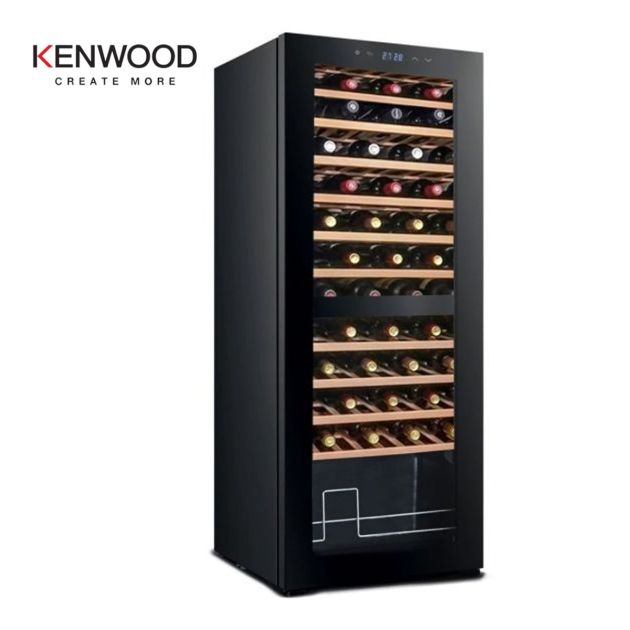 Refroidisseur de vin Kenwood - BCW55.000BK - 85W - 55 Bouteille - Noir - 6 mois