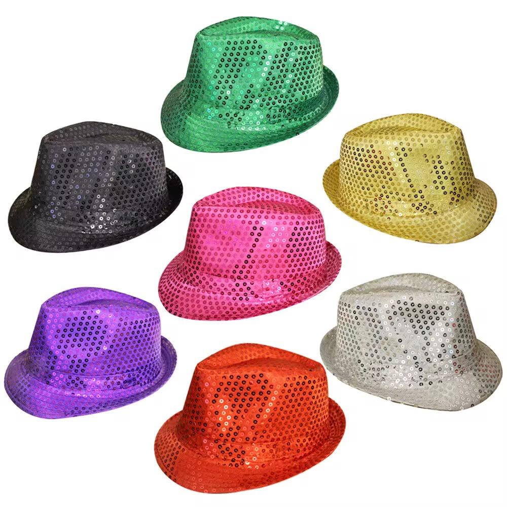 Chapeaux Fedora pailletés
