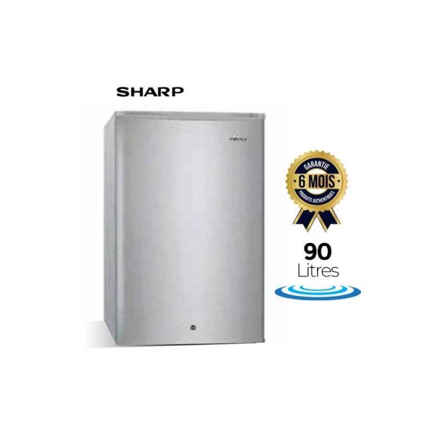 Mini réfrigérateur  Sharp - SJ-K135X-SL2 - 90 Litres - A+ - Gris - 6 mois de garantie