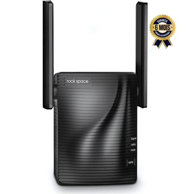 Répéteur WiFi - Double Bande - 750 Mbps - Rockspace AC750