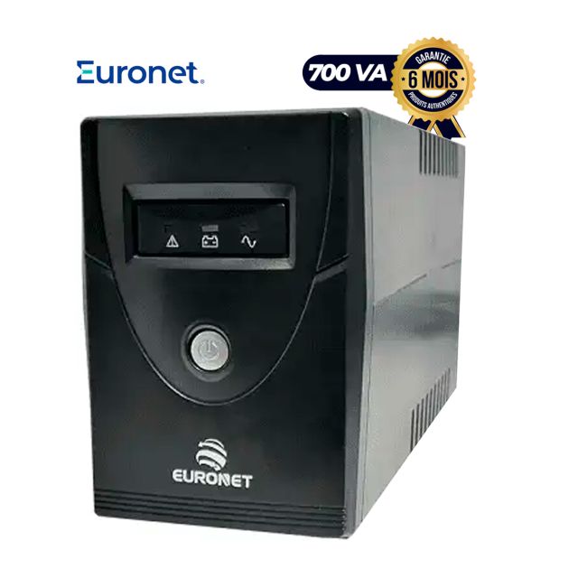 Onduleur Euronet - 700 VA - Pour ordinateurs multifonctions - 6 Mois