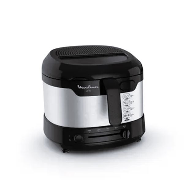 Friteuse à huile électrique compact Uno - Moulinex - AF215D10 - 1600W - 1kg