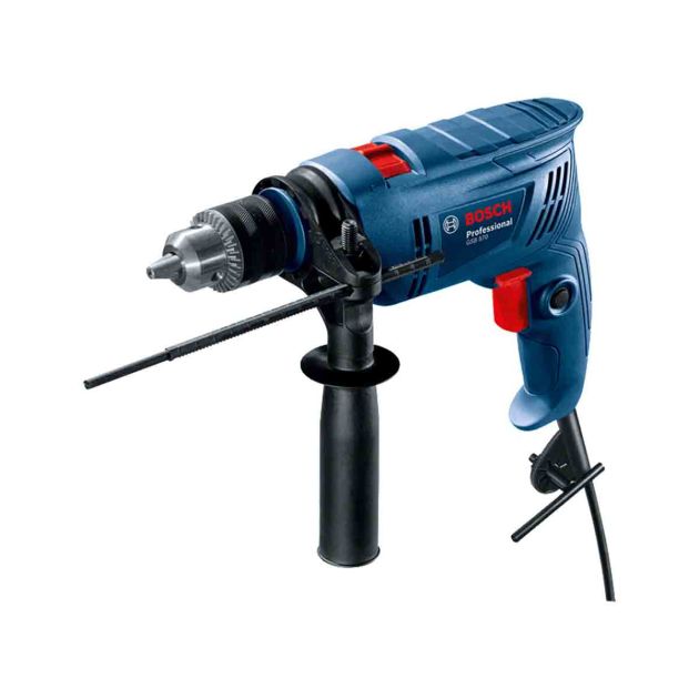 Perceuse à percussion professionnelle - Bosch GSB 570 - 570 W - 0 – 3,000 tr/min - 6 Mois