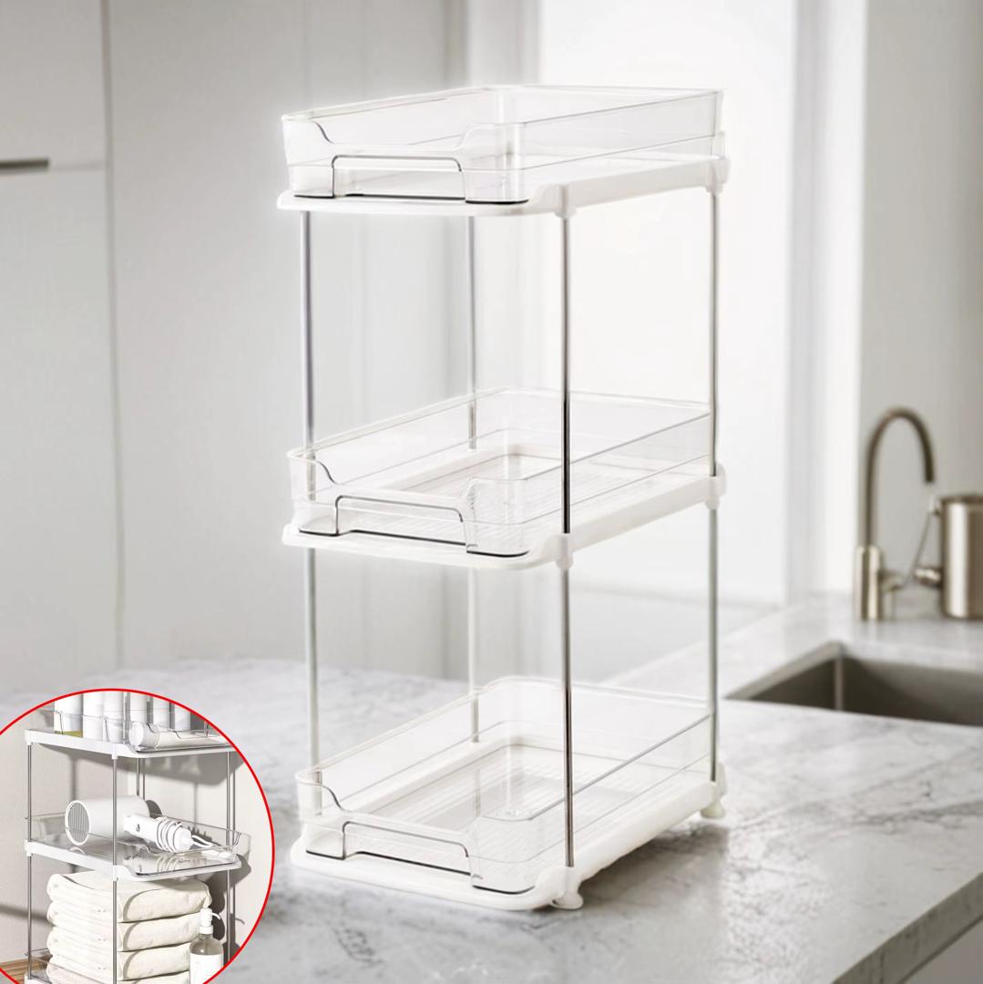 Étagère de rangement en plastique