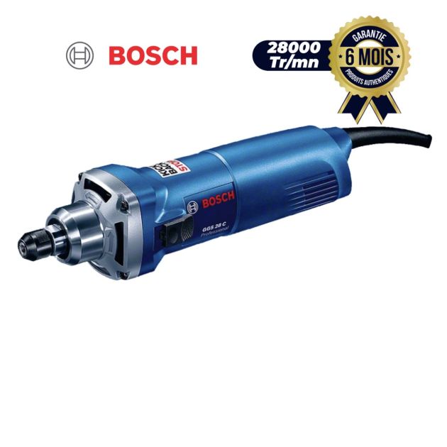 Meuleuse Droite - Bosch Professional GGS 28 C - vitesse de 28000 tr/minute - Garantie : 6 Mois